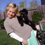 Biko's first day home with Audrey (2006)